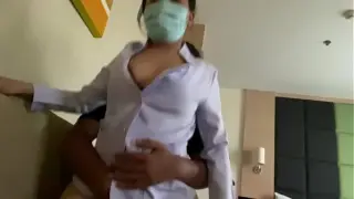 หนังxพยาบาลน่ารัก ร้องขอให้เพื่อนเย็ดแรงๆ อยากโดนเย็ดสมัยเรียนปี1